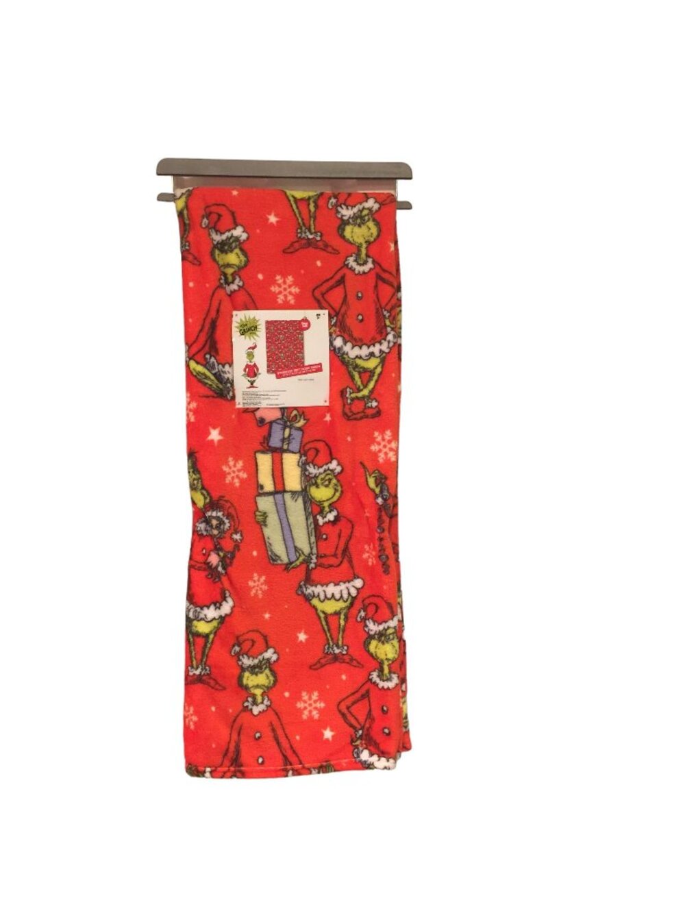 How the Grinch Stole Christmas Fleece Oversized Plush Throw Yoga Gifts Garland 5